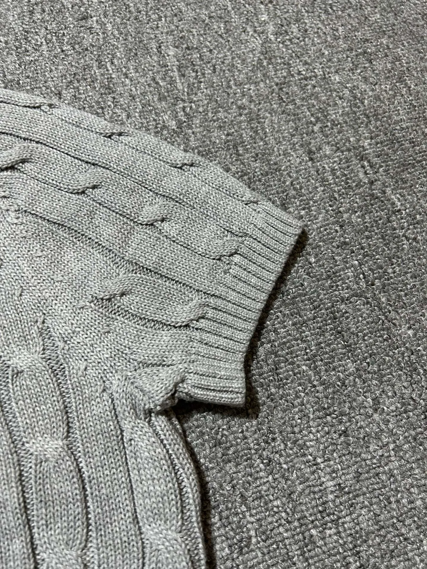 P160 20💰 Ralph Lauren round neck solid color pony embroidered logo cardigan knitted sweater Size: XS～L
